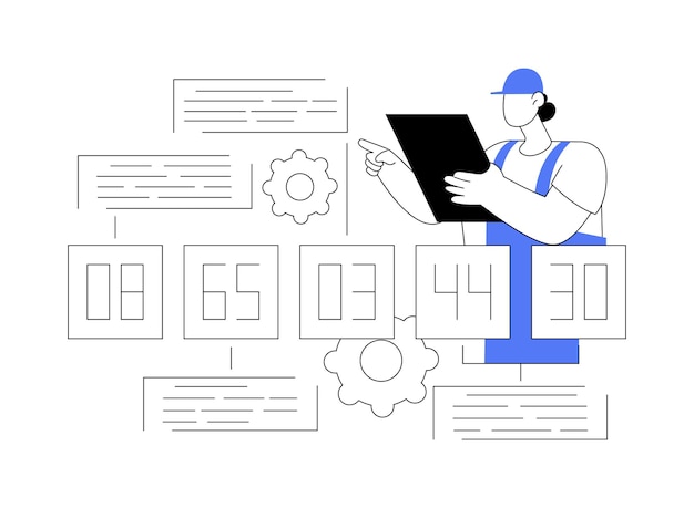 Geharmoniseerd systeem abstract concept vectorillustratie