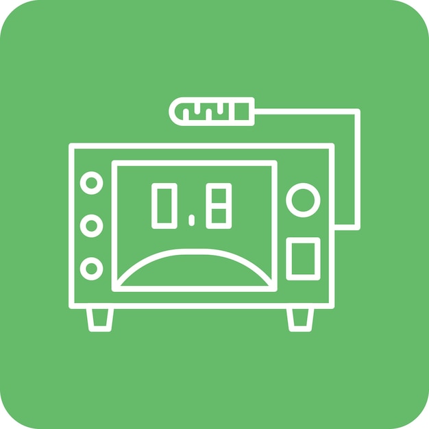 Vector geiger counter vector icon can be used for nuclear energy iconset