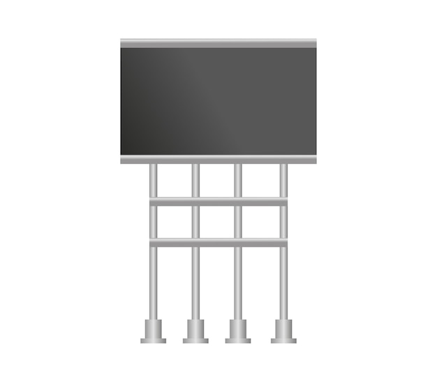 Geïllustreerd reclamebord