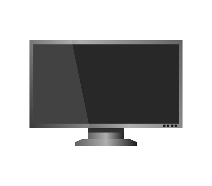 Vector geïllustreerde televisie