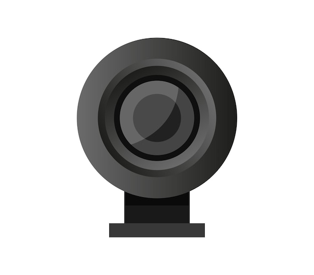 Vector geïllustreerde webcam