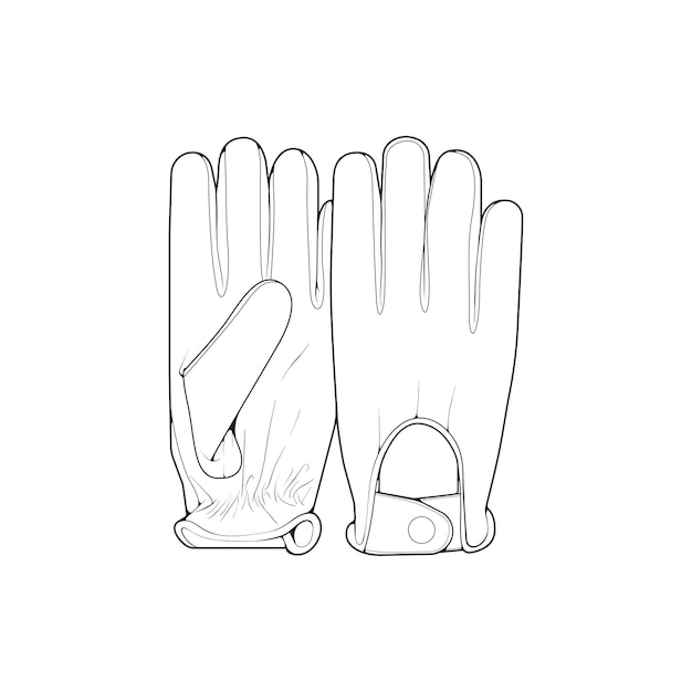 Geïsoleerd object van handschoen en winterpictogram Set van handschoen en uitrusting vectorpictogram voor voorraad