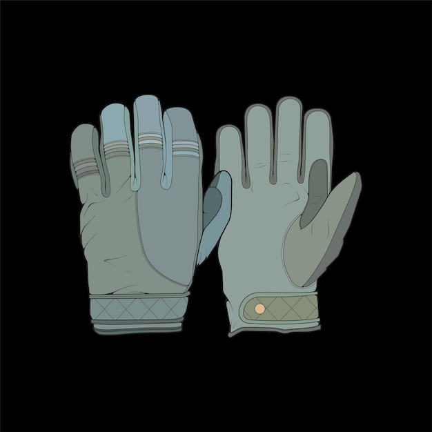 Geïsoleerde object van handschoen en winter pictogram Handschoen en apparatuur vector voor voorraad