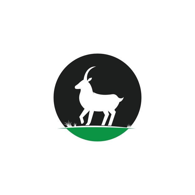 Geit Logo sjabloon vector