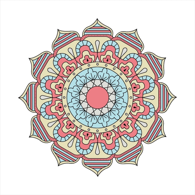 Gekleurde Indiase Mandala