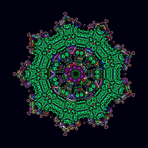 gekleurde mandala