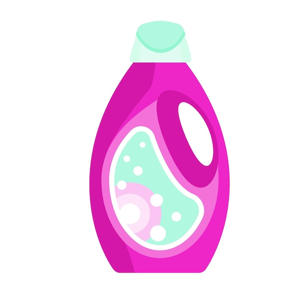 Вектор Иконка бутылки с гелем плоская иллюстрация векторной иконки бутылки с гелем для веб-дизайна