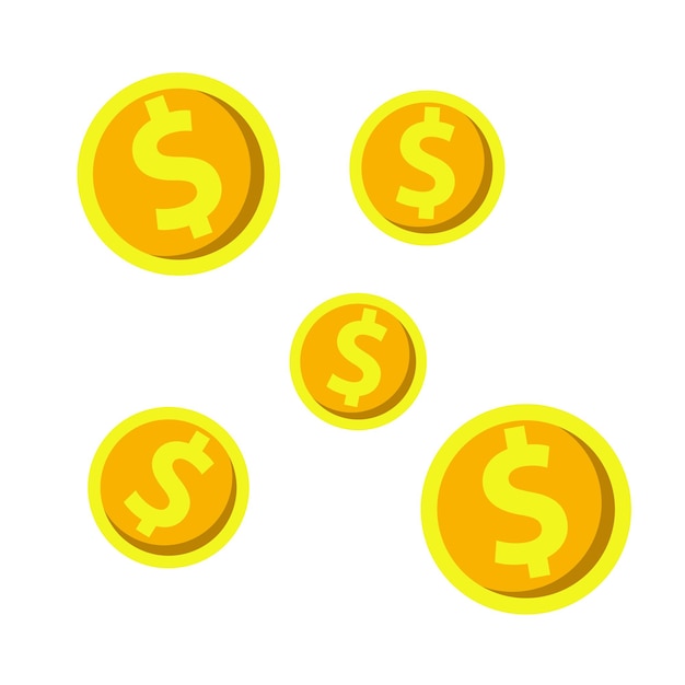 geld clipart platte pictogram