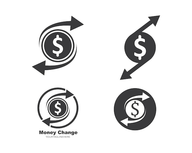 Geld logo pictogram vectorillustratie