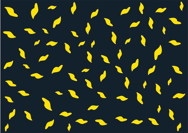 gele bladeren naadloze willekeurig patroon