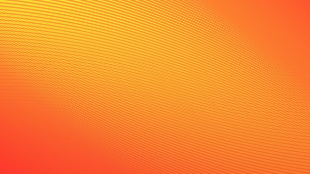 Gele en oranje gradiënt met strepen lijn abstracte achtergrond vector afbeelding