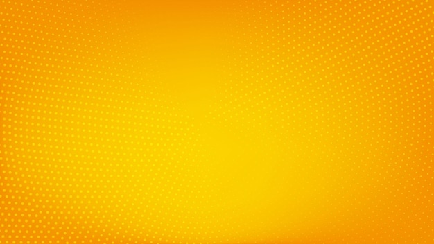 Vector gele gradiëntachtergrond met stippen
