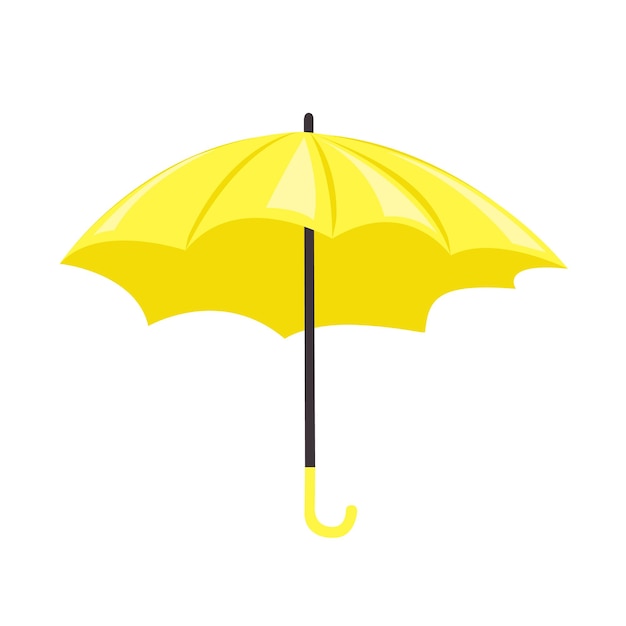 Gele paraplu