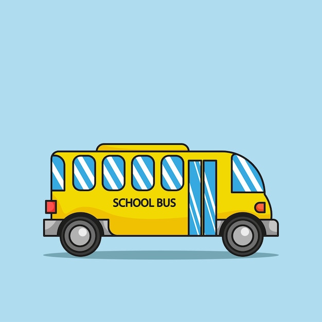 Gele schoolbus