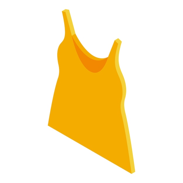 Gele tanktop casual kleding voor zomerdagen