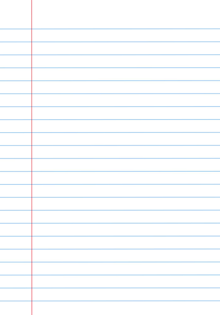 Gelinieerd notebookpapier voor achtergrond