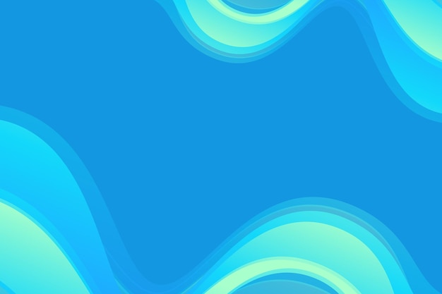 Geluid gebogen blauw golvende achtergrondontwerp