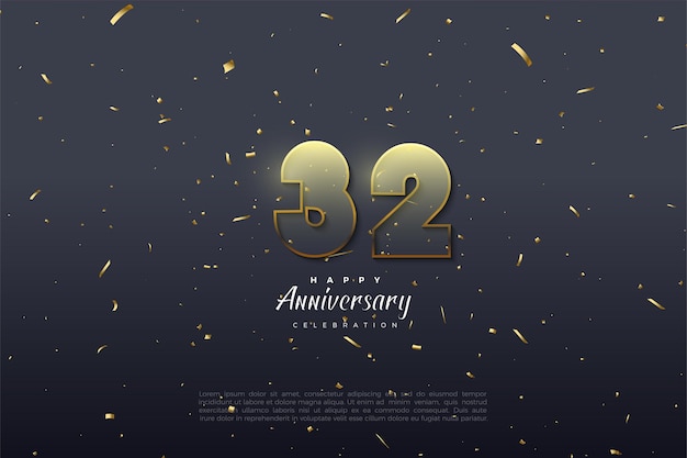Gelukkig 32-jarig jubileum