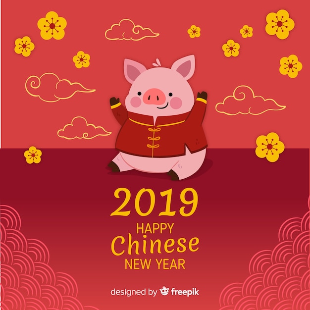 Gelukkig chinees nieuw jaar 2019