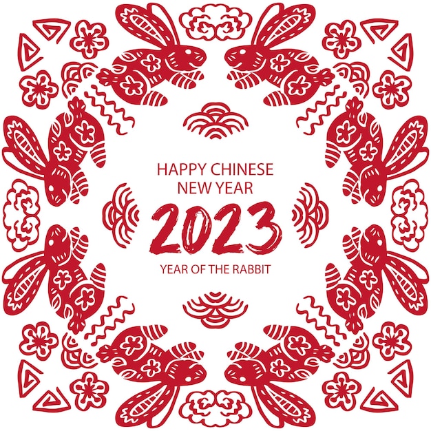 Gelukkig chinees nieuwjaar 2023 groeten