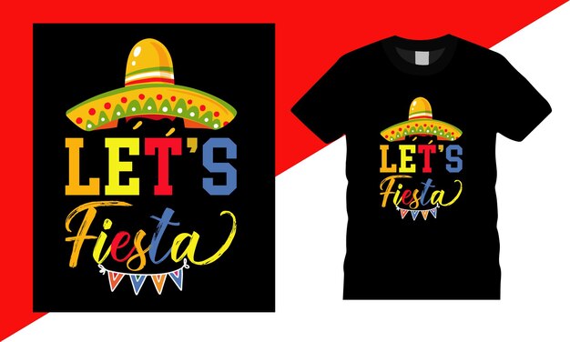 Vector gelukkig cinco de mayo t-shirtontwerp