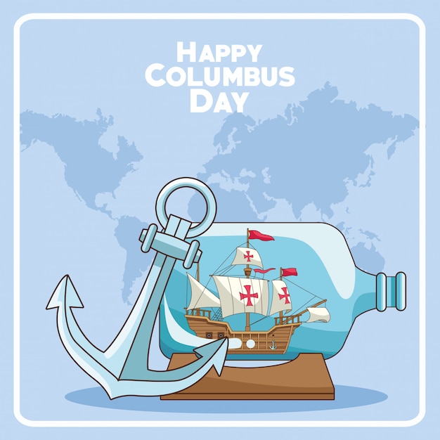 Gelukkig Columbus-dagontwerp