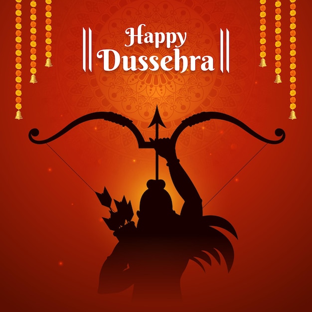 Gelukkig dussehra vijayadashami-festival navratri durga puja