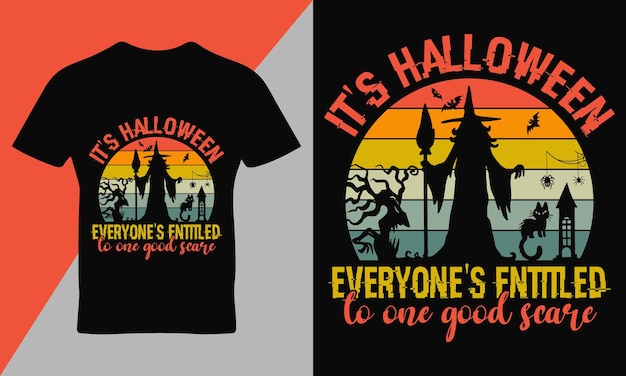 Gelukkig Halloween soort citaat typografie sjabloon t-shirt ontwerp