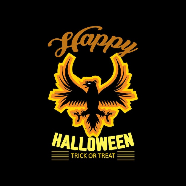 Gelukkig Halloween-t-shirtontwerp