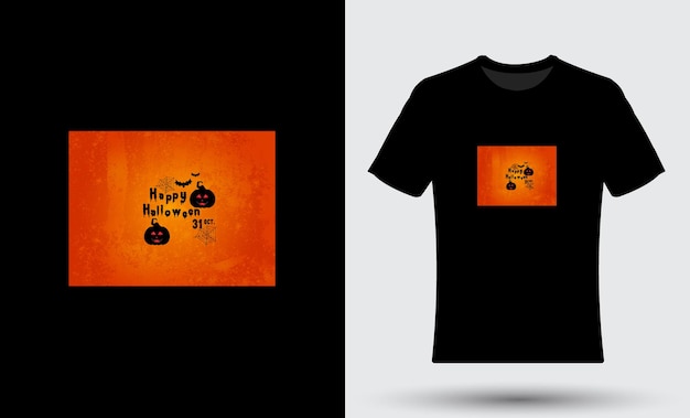 Gelukkig Halloween-t-shirtontwerp