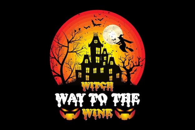 Gelukkig Halloween T-shirtontwerp