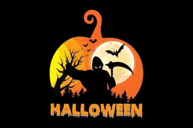 Gelukkig Halloween T-shirtontwerp