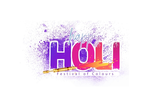 Vector gelukkig holi, india festival van kleur en kleurrijk gulal-kleurenfestival van de viering van india