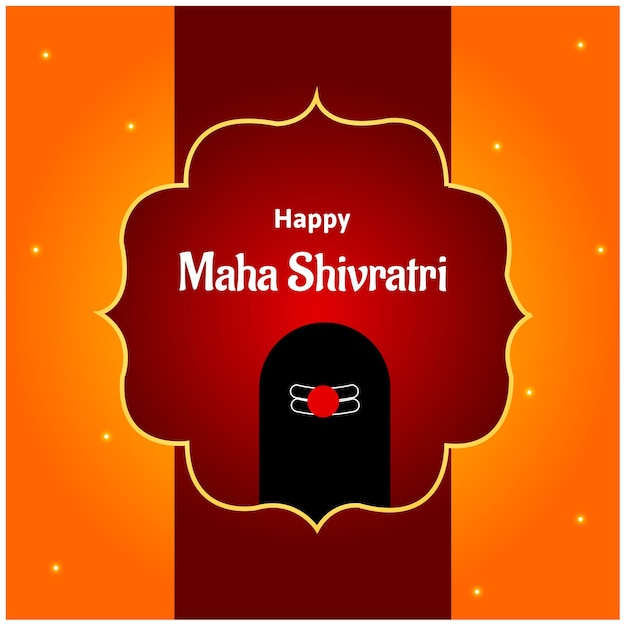 Gelukkig Maha Shivratri Indian Hindu Festival viering vectorillustraties