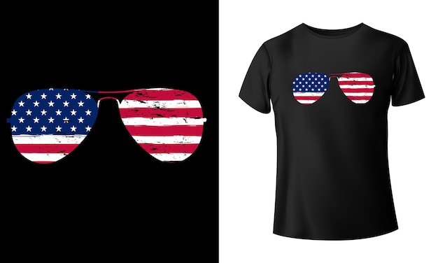 Vector gelukkig memorial day t-shirtontwerp