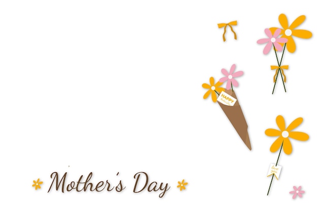 gelukkig moederdag wenskaart vector illustratie ontwerp
