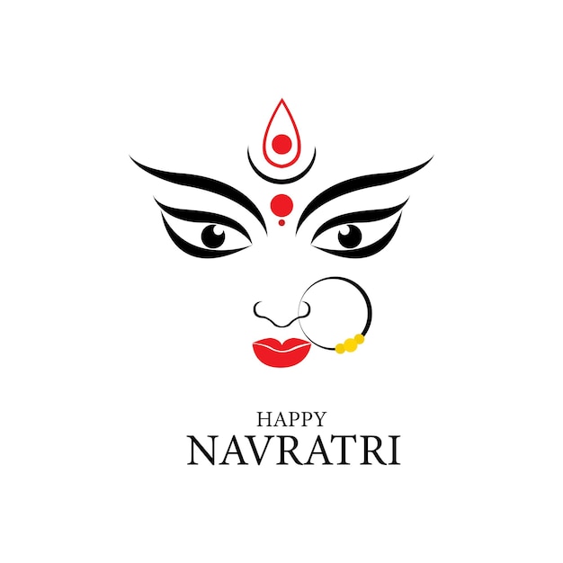 Gelukkig Navratri-festival