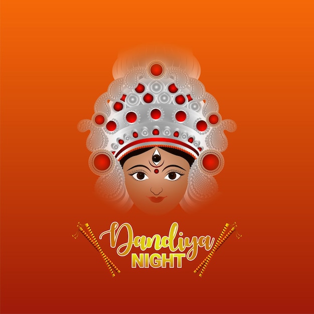 Gelukkig navratri-ontwerpbanner