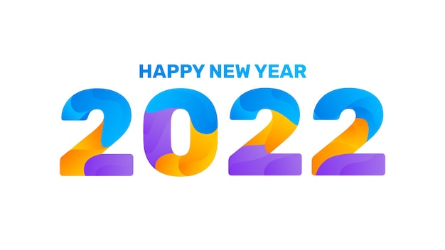 Gelukkig nieuwjaar 2022 achtergrondbanner