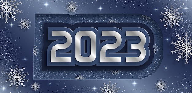 Vector gelukkig nieuwjaar 2022 feestelijk patroon met kerst sneeuwvlokken concept op kleur achtergrond