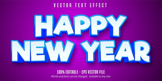 Gelukkig Nieuwjaar teksteffect