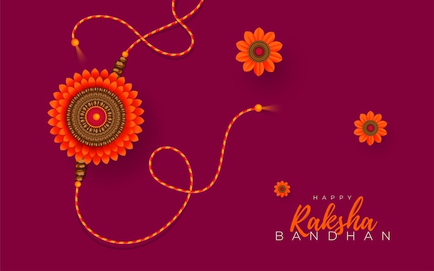 Vector gelukkig raksha bandhan festival achtergrond ontwerpsjabloon