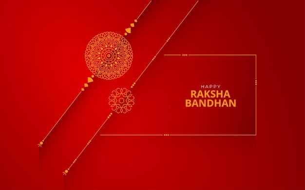 Gelukkig Raksha Bandhan Festival-kaart achtergrondontwerp