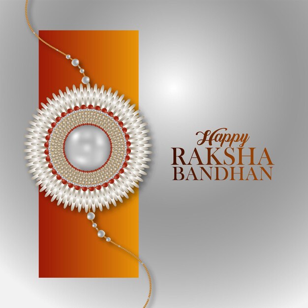 Gelukkig raksha bandhan ontwerpconcept