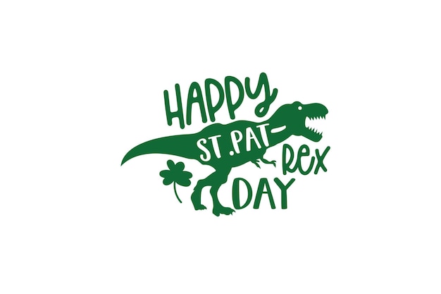 Gelukkig st.pat-rex dag svg