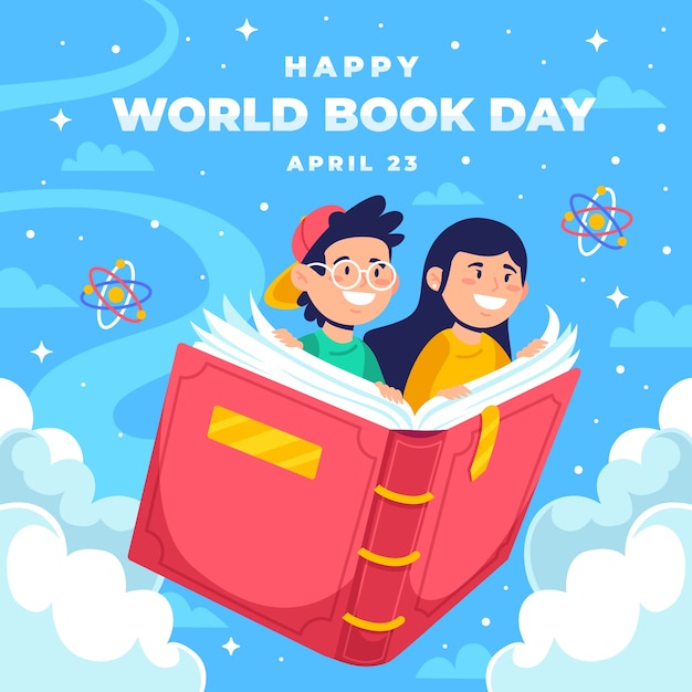 Gelukkig wereld boek dag achtergrond