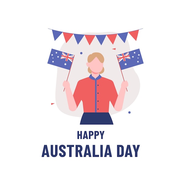 Gelukkige Australië dag illustraties