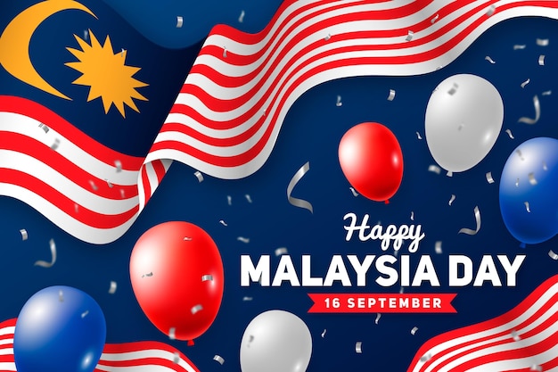 Gelukkige de dagillustratie van Maleisië