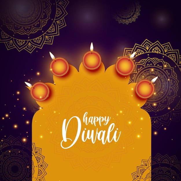 Gelukkige Diwali post design