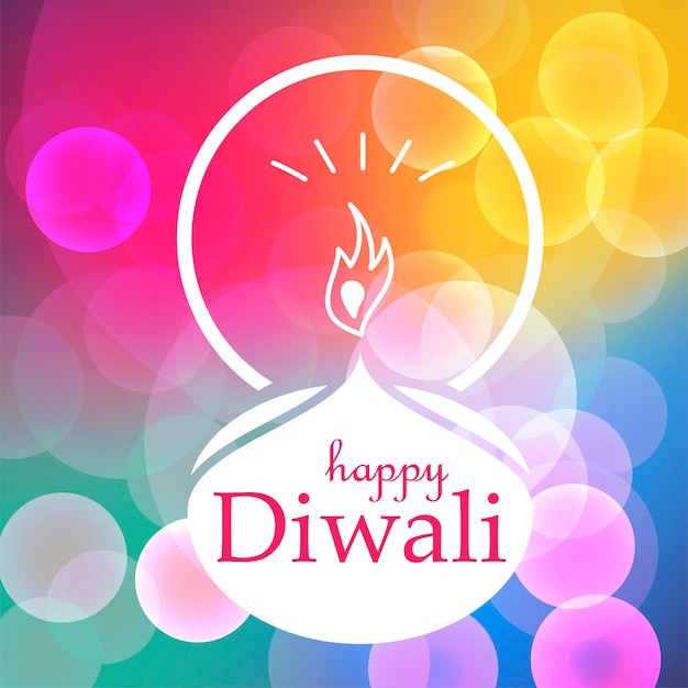 Gelukkige Diwali-vieringsbanner